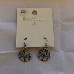 Never worn Tree of Life earrings